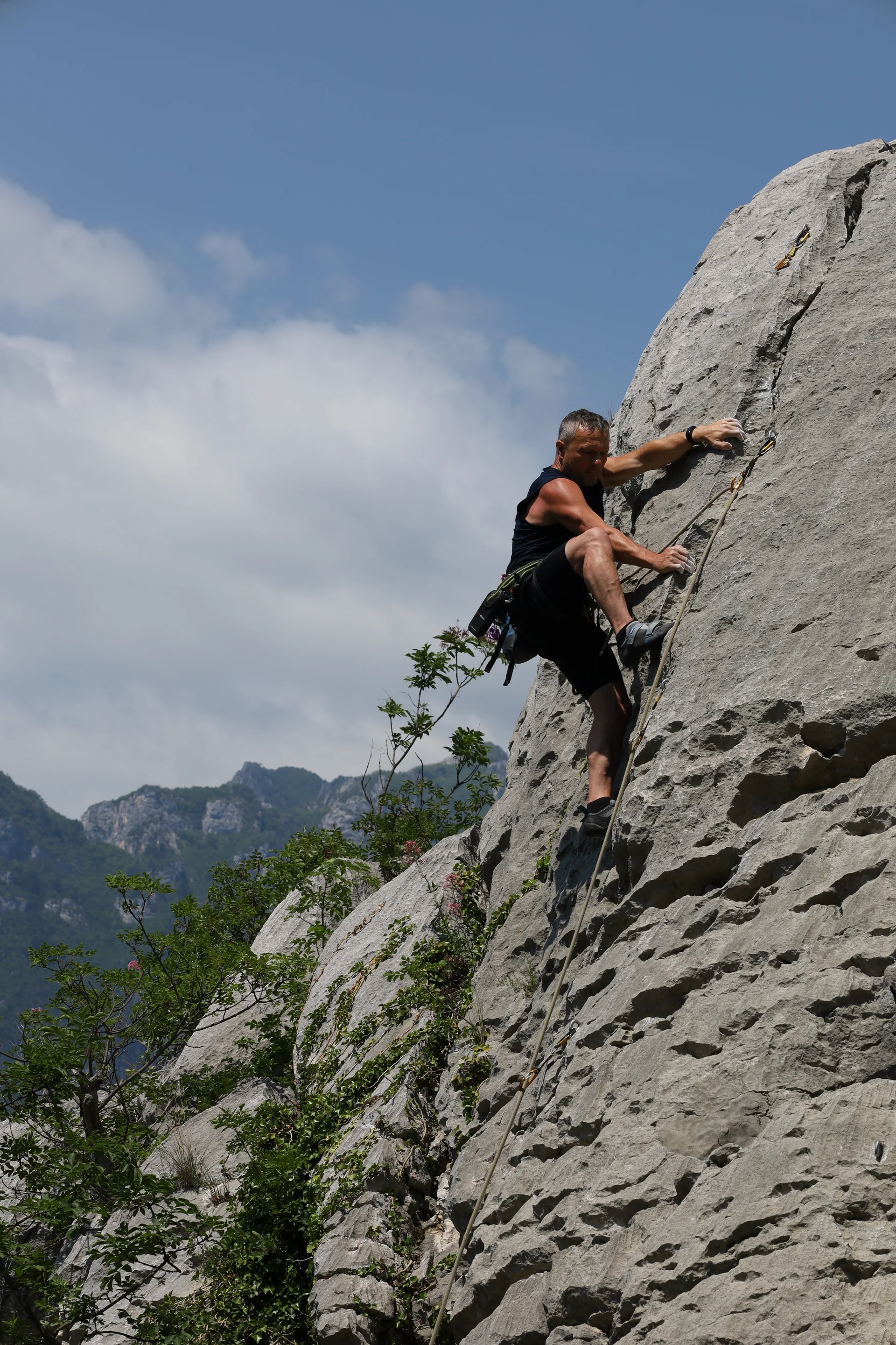 Uwe geht steil | © Ralf Naumann