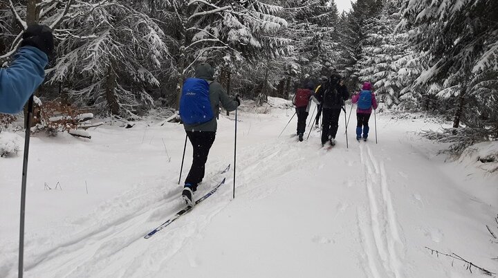 Skilanglauf bei Bozi Dar | © Ute Ritter