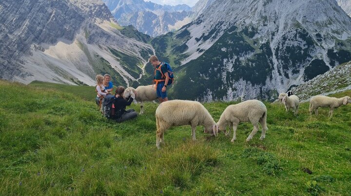 Harter Anstieg – traumhafte Berge  | © Melanie Adler