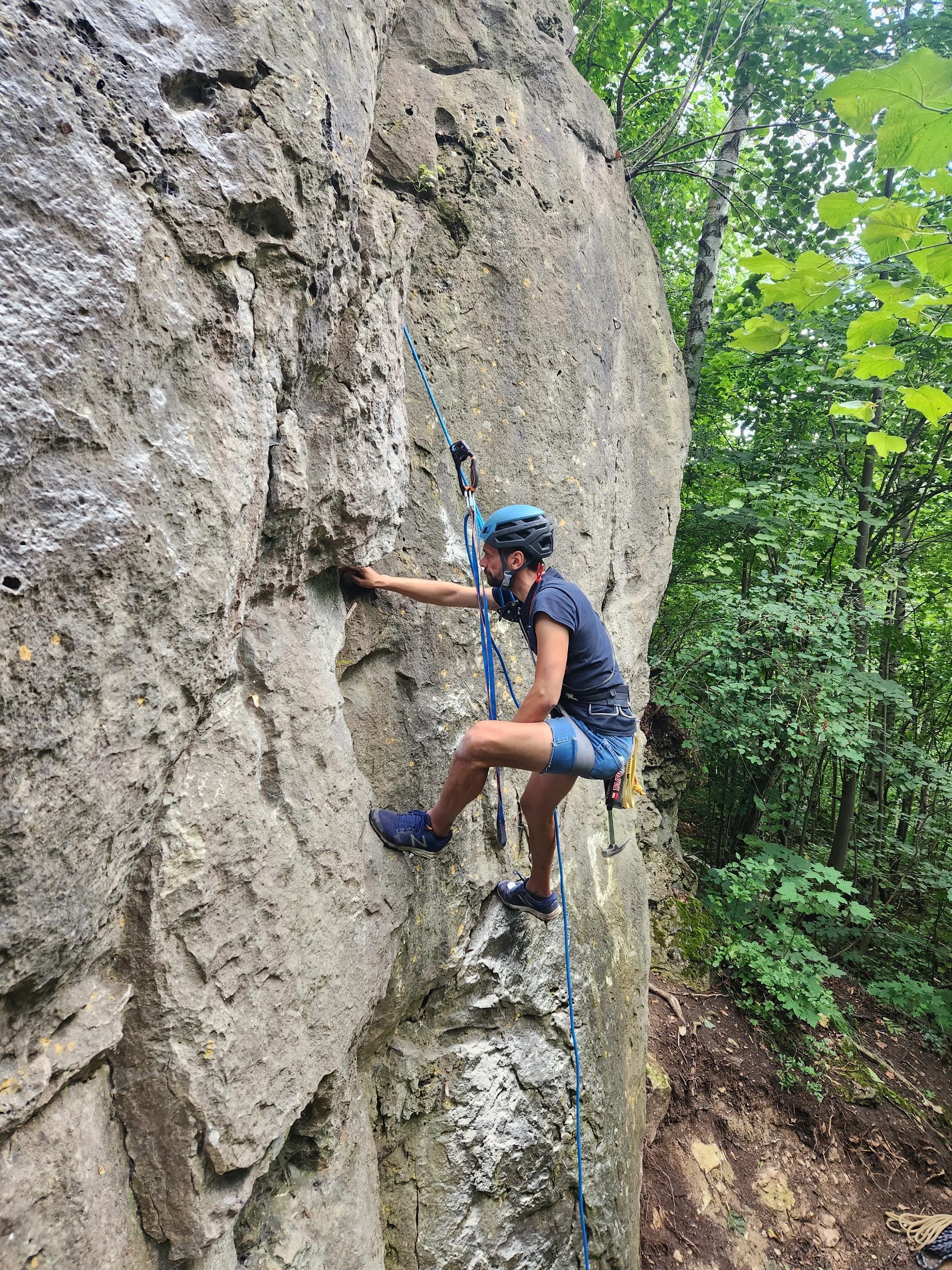 Nico bei der Sanierung | © R.R.