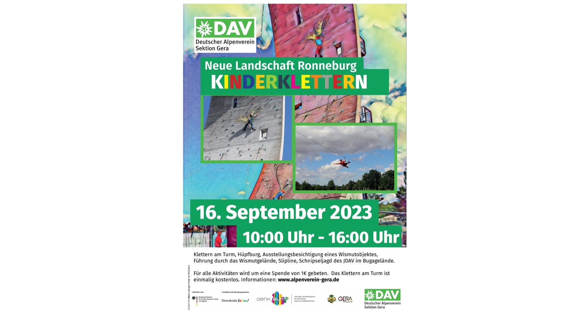 Kinderklettern2023 | © Kinderklettern2023 CarmenPrang/MarkusGleichmann | © Kinderklettern2023