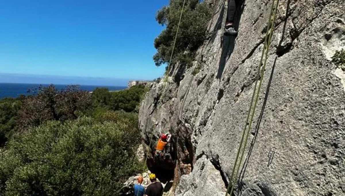 Klettern am Sektor Pineta Sinistra, vorn: Marion und Beate | © S. Malinowski