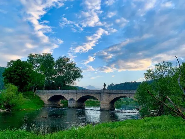 Abb. 6: Donaubrücke in Hausen im Tal | © DAV Gera