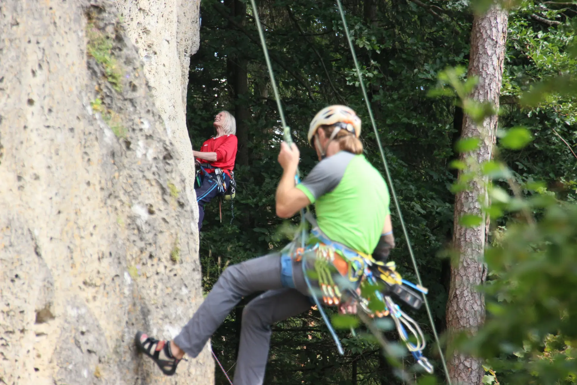 Abb. 3: Jens und Hans in der Wand | © Jana Müller