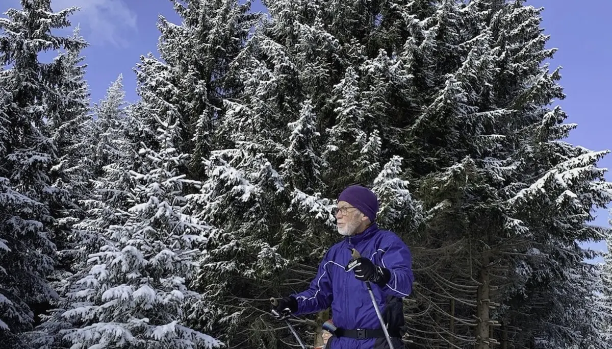 Abb. 4 Ingo unterwegs auf der Kammloipe | © Jörg Schleef