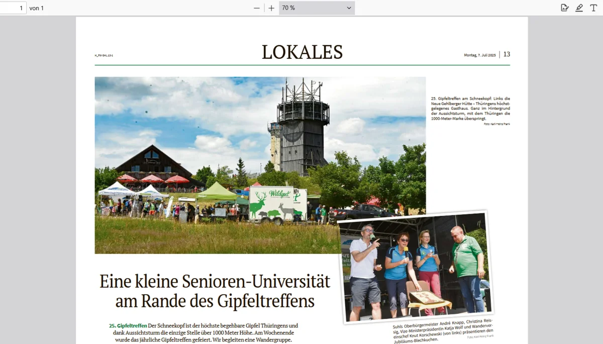 Schneekopftreffen | © Barbara Theriault