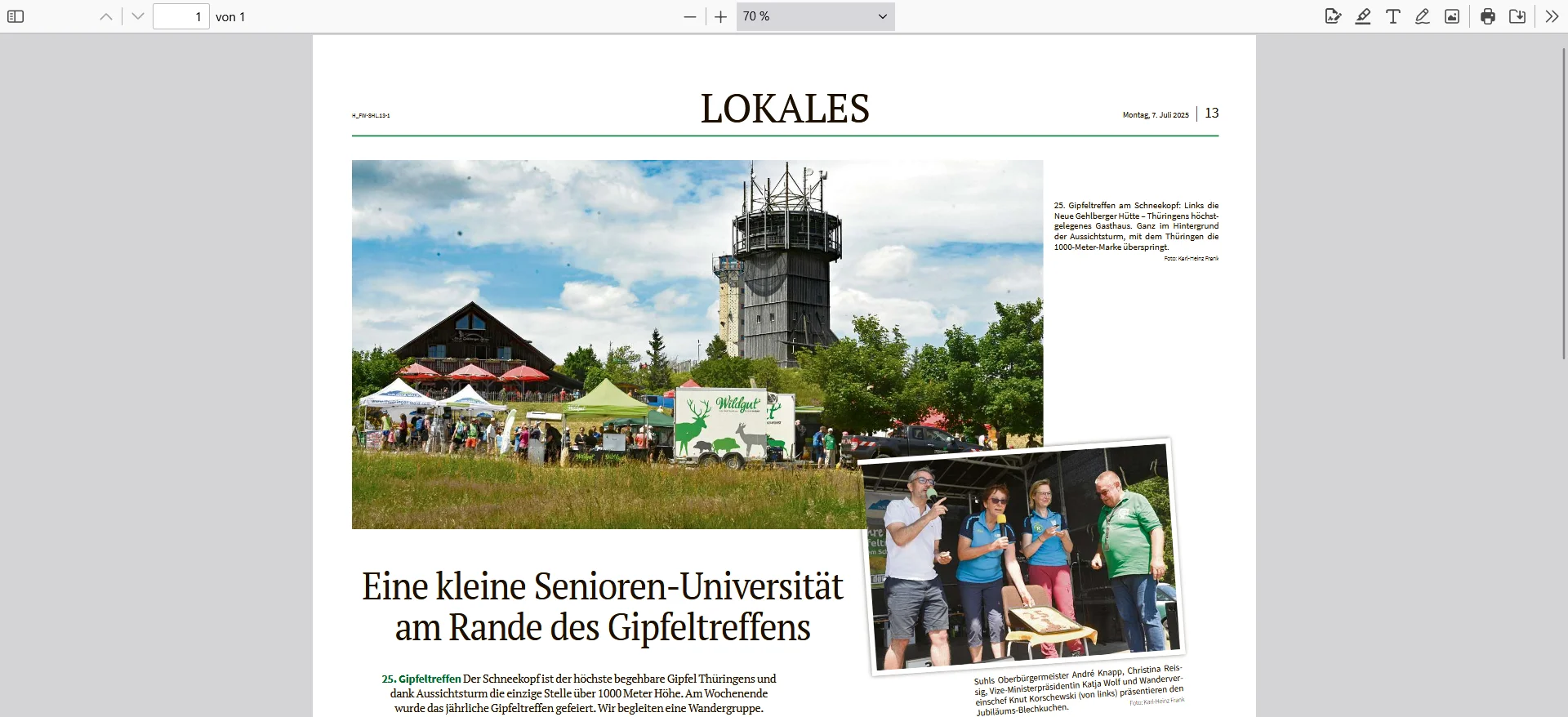 Schneekopftreffen | © Barbara Theriault