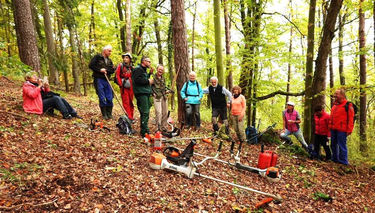 Alle Orchideenretter zusamen | © Gabi Henne